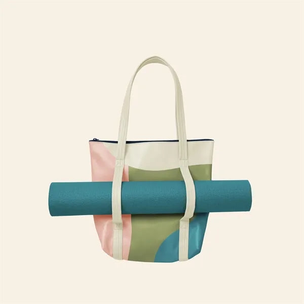 TWINKLES YOGA TOTE - VEGAN LEATHER