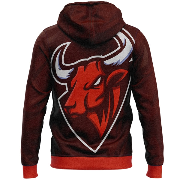 Unisex 310 GSM Fleece Sublimation Full Zip Hoodie w/ Pocket