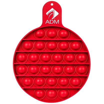 Round Fiddle Popper Silicone Sensory Toy