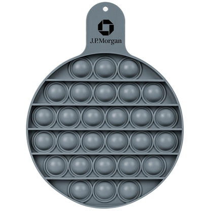 Round Fiddle Popper Silicone Sensory Toy