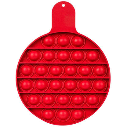 Round Fiddle Popper Silicone Sensory Toy