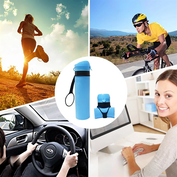 20 oz Silicone Bottle With