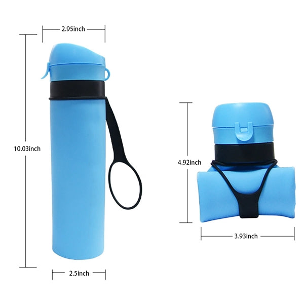 20 oz Silicone Bottle With
