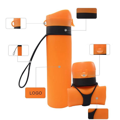 20 oz Silicone Bottle With