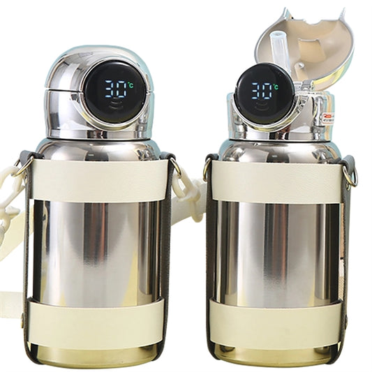Stainless Steel Electroplating Smart Thermos Cup