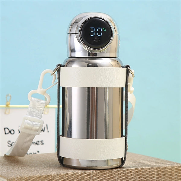 Stainless Steel Electroplating Smart Thermos Cup