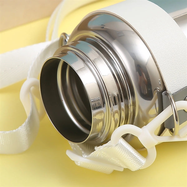 Stainless Steel Electroplating Smart Thermos Cup