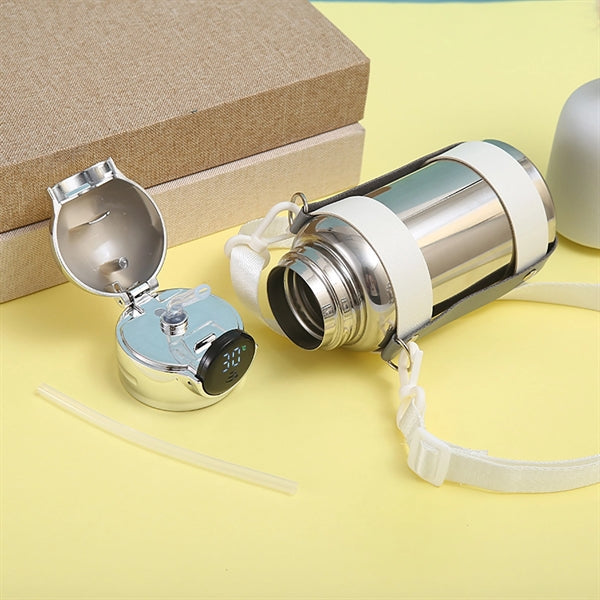 Stainless Steel Electroplating Smart Thermos Cup