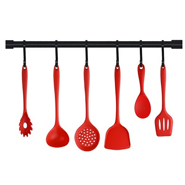 Custom 6 Piece Silicone Kitchen Cooking Utensils Tool Set