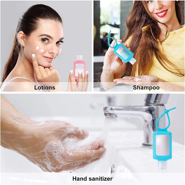 Silicone Sleeve Keychain Holder 2oz