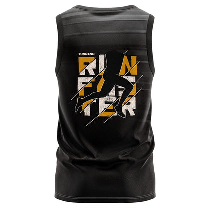 Unisex 180 GSM Poly Interlock V-Neck Sublimation Tank Tops