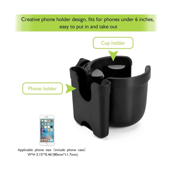 Stroller Cup Holder With Phone