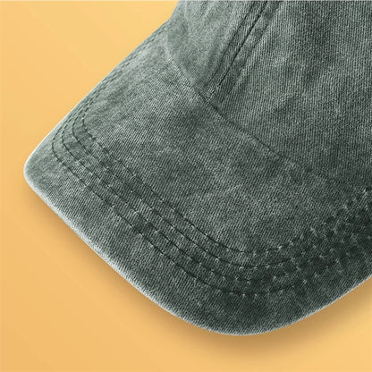 Washed Plain Baseball Cap