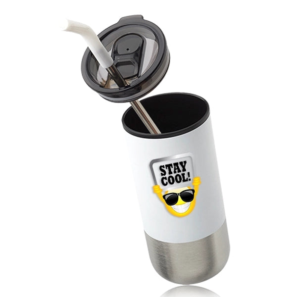 20 oz. Day Off Travel Mugs with Straw