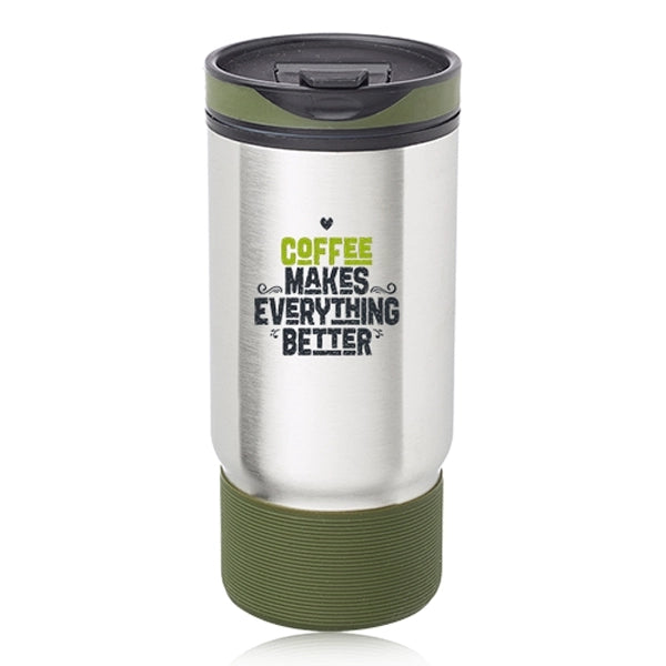 Oxford 17 oz. Ribbed Travel Mug