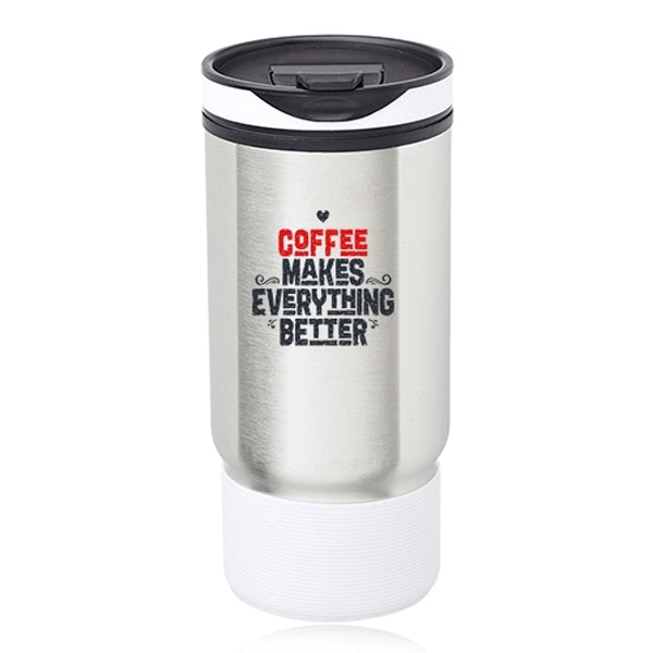 Oxford 17 oz. Ribbed Travel Mug