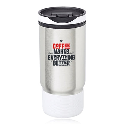 Oxford 17 oz. Ribbed Travel Mug
