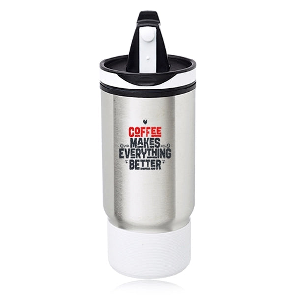 Oxford 17 oz. Ribbed Travel Mug