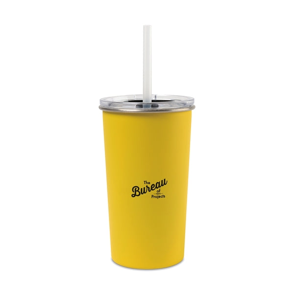 Arlo Classics Stainless Steel Tumbler with Straw - 20 Oz.