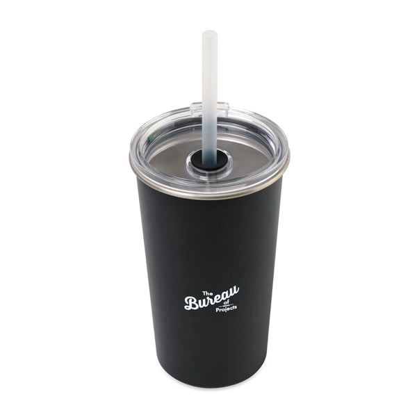 Arlo Classics Stainless Steel Tumbler with Straw - 20 Oz.