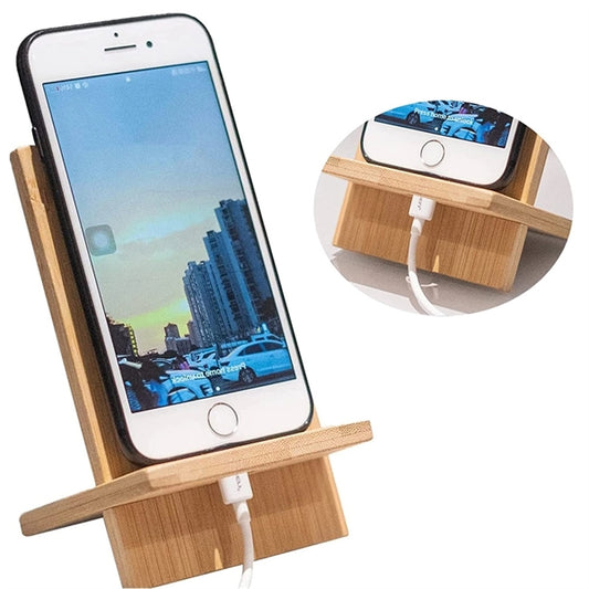 Bamboo Wood Cellphone Stand Holder