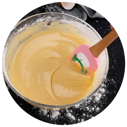 Silicone Spatulas With Christmas Decoration