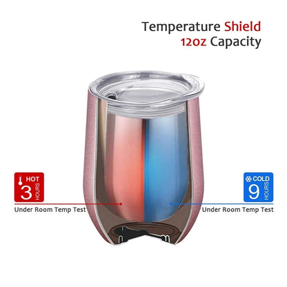 Insulated Wine Tumbler With Lid