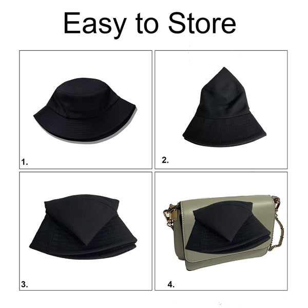 Bucket Hat For Women Men Cotton Summer Sun Beach Fishing Cap