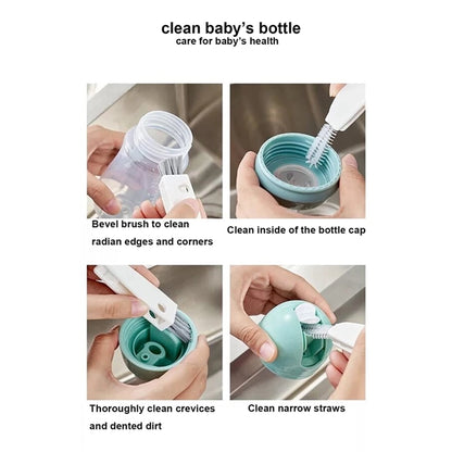 Multi-Functional Crevice Cleaning Brush