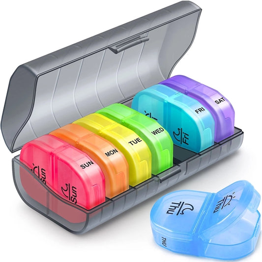 Weekly Pill Organizer 2 Times A Day