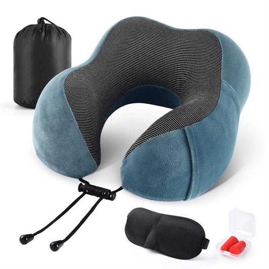 Travel Pillow 100% Memory Foam