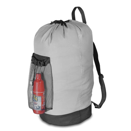 Laundry Backpack With Shoulder Straps And Mesh Pocket