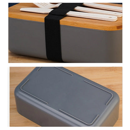 Bento Lunch Box With Bamboo Cover