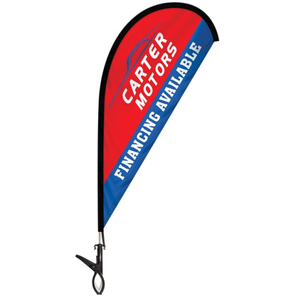 Mini Teardrop Banner with Clip