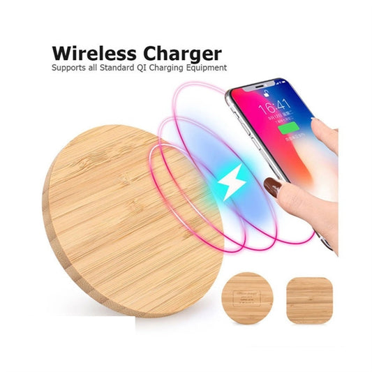 15W Bamboo Wood Wooded Fast Wireless Charger