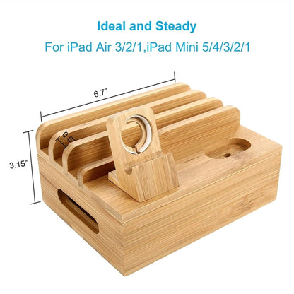Bamboo Charging Station Dock