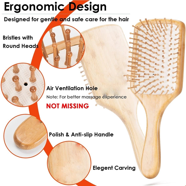 Natural Bamboo Hair Brush