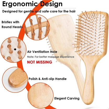 Natural Bamboo Hair Brush