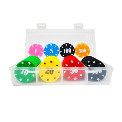 100 Poker Chip Set With Storage Box