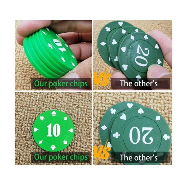 100 Poker Chip Set With Storage Box