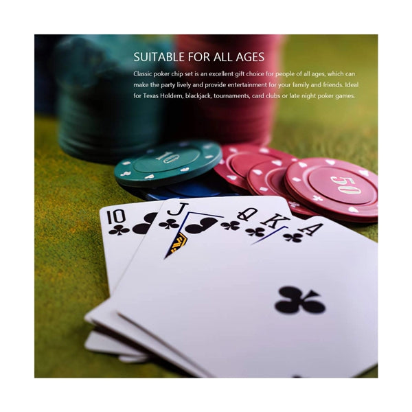 100 Poker Chip Set With Storage Box