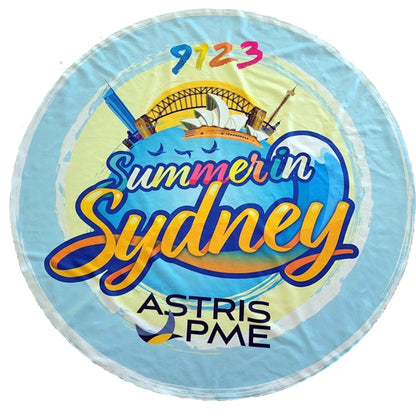 Round Microfiber Beach Towel