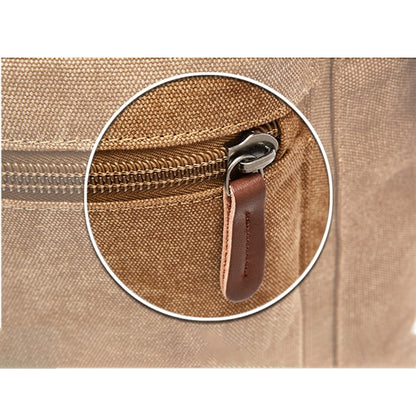 Vintage Travel Canvas Leather Backpack