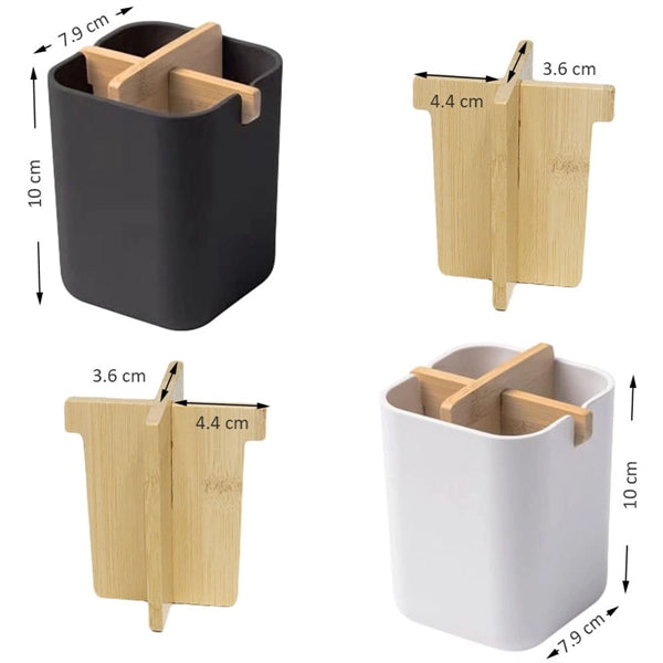 Bamboo Toothbrush Holder