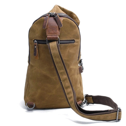Waxed Canvas Crossbody Bag