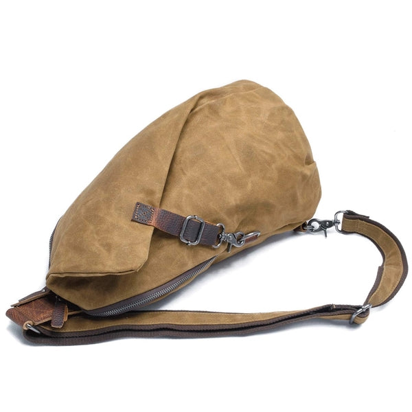 Waxed Canvas Crossbody Bag