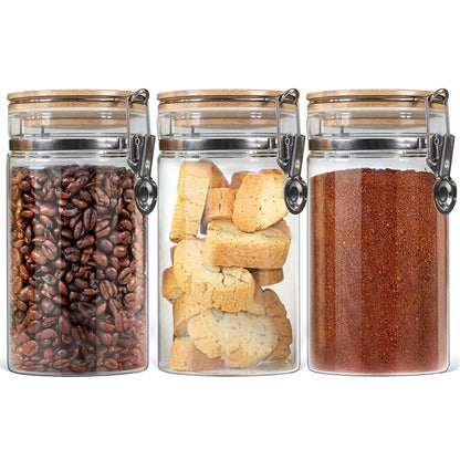 Glass Jar With Lock Lid