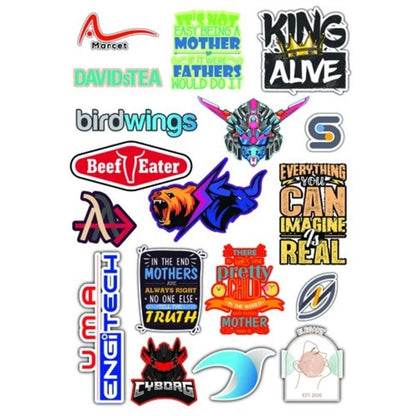 3" x 3" Vinyl Die-Cut Full Color Stickers