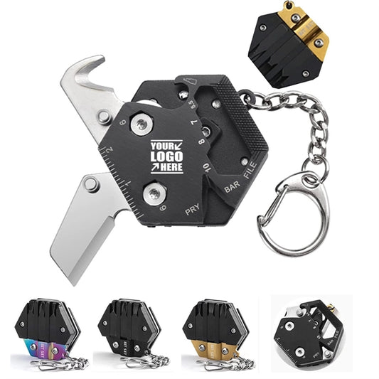 Multifunction Keychain Knife Outdoor Escape Mini Tools
