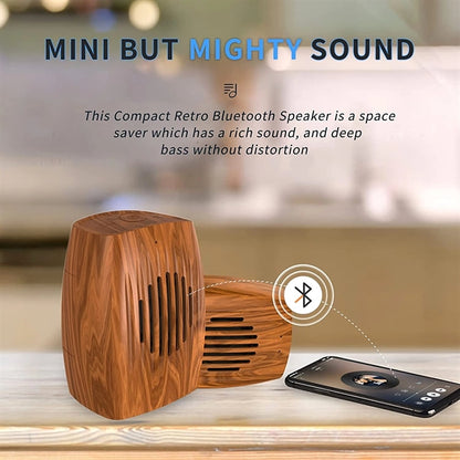 Retro Portable Outdoor Rechargeable Bluetooth Speaker